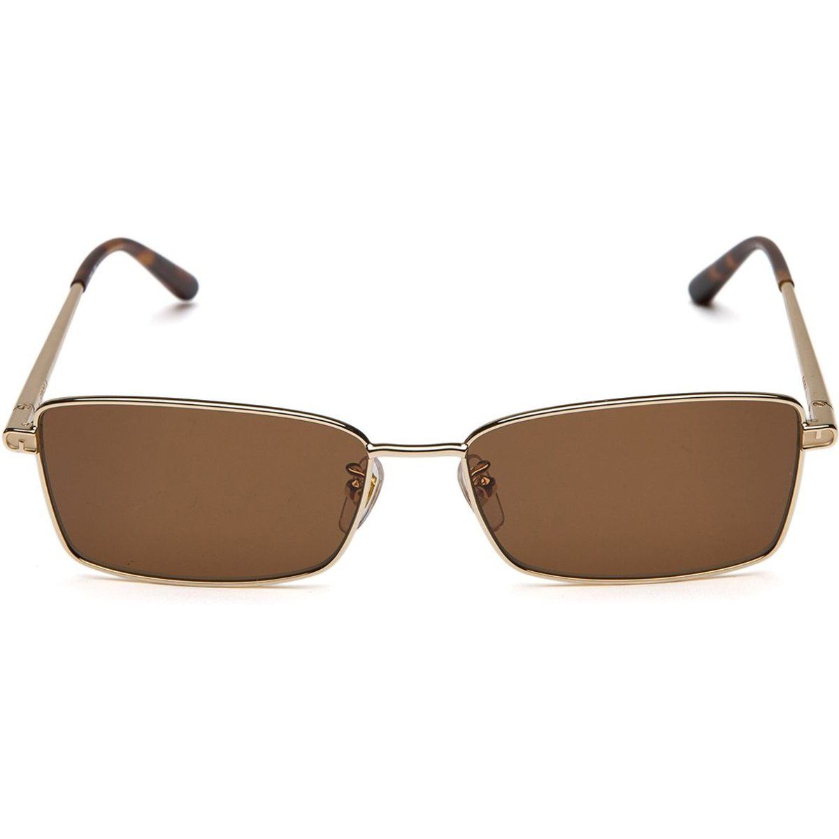 Rechteckige Sonnenbrille mit Metallrahmen