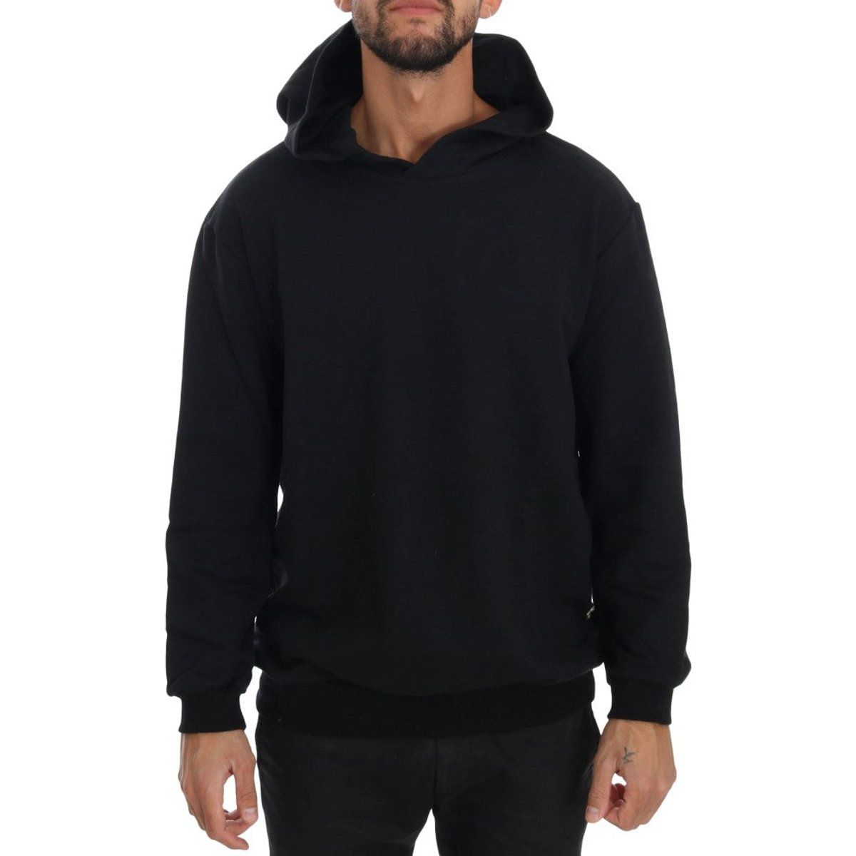 Lockerer Baumwoll-Hoodie