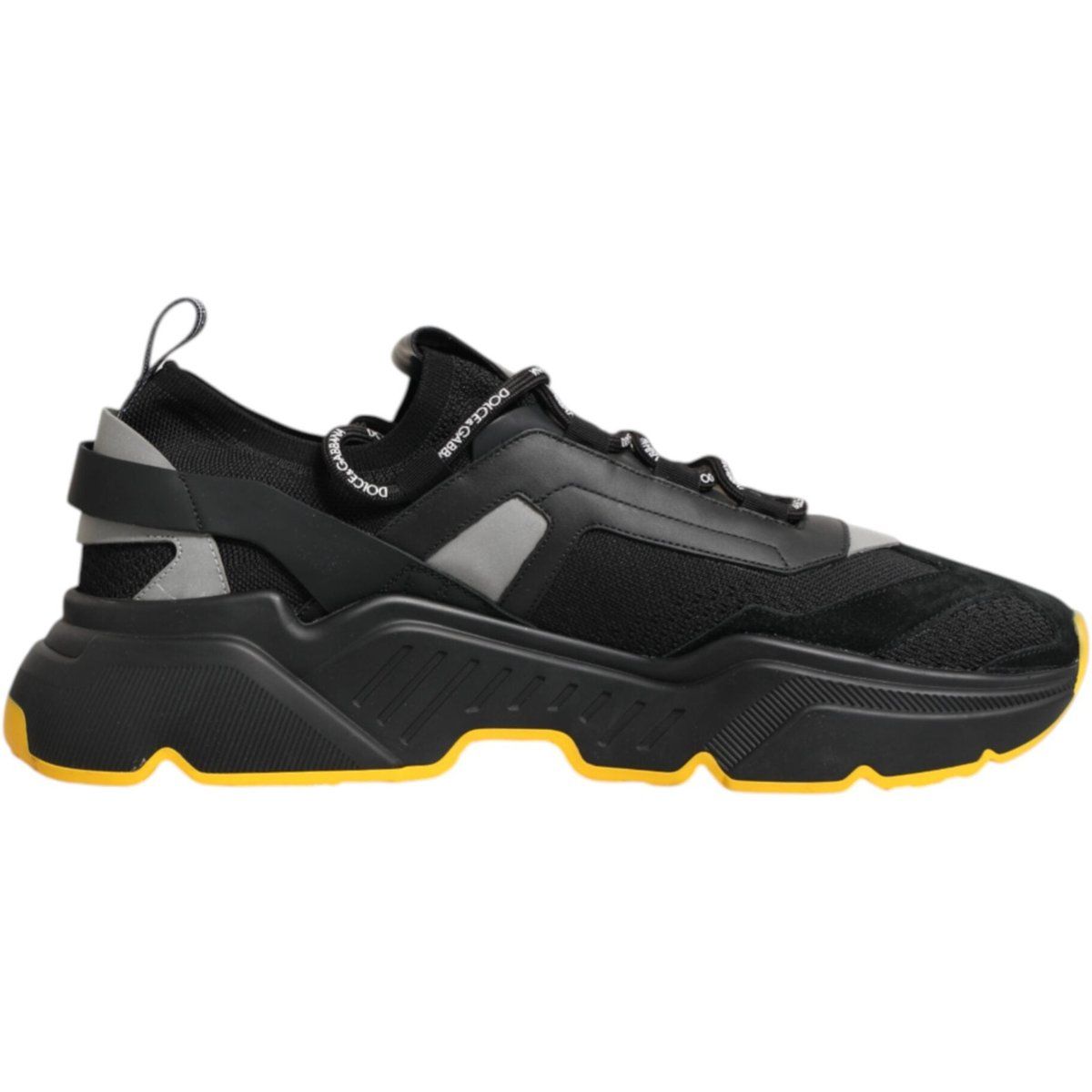 Schwarzer, klobiger Daymaster Low-Top Sneaker