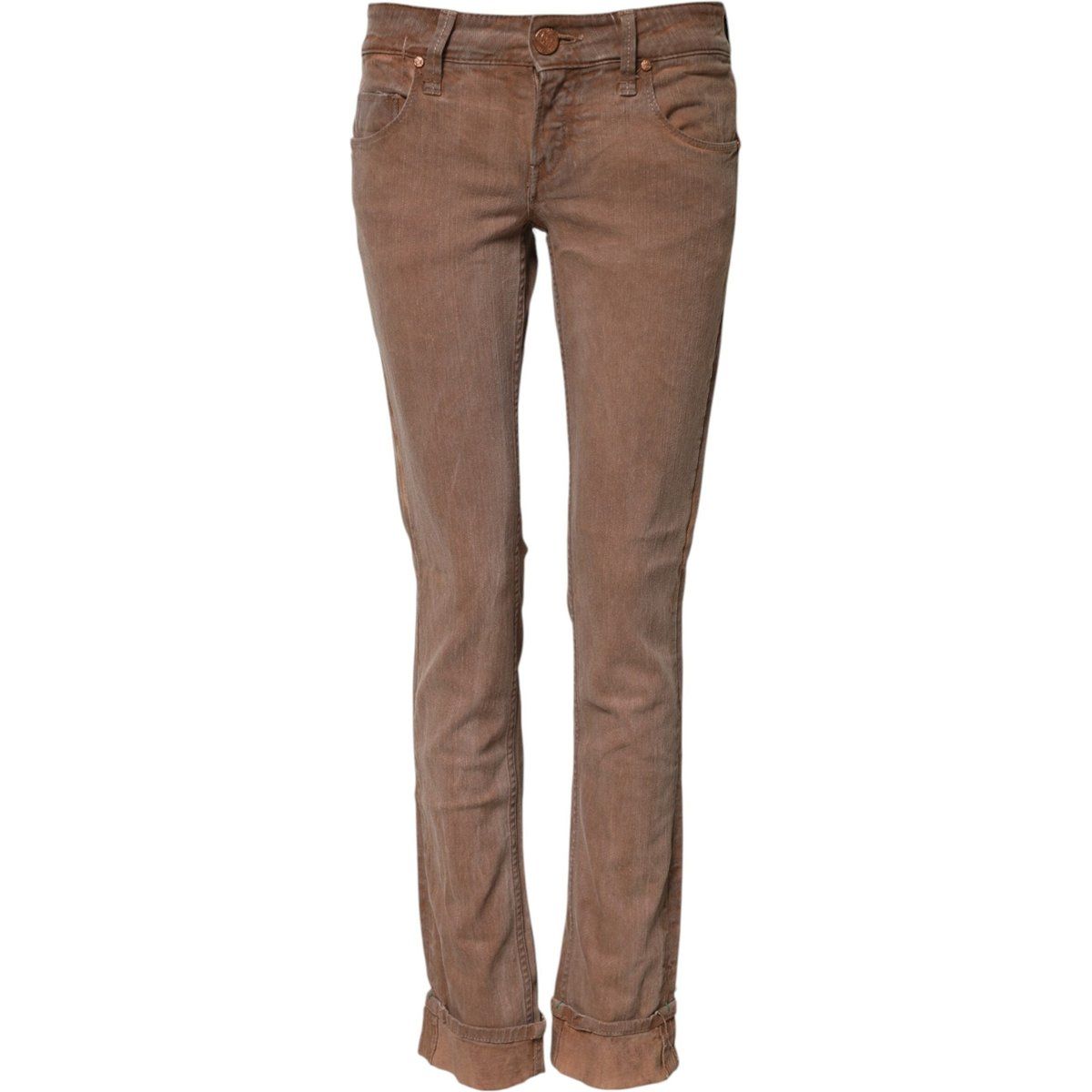 Slim-Fit-Denim mit niedrigem Bund