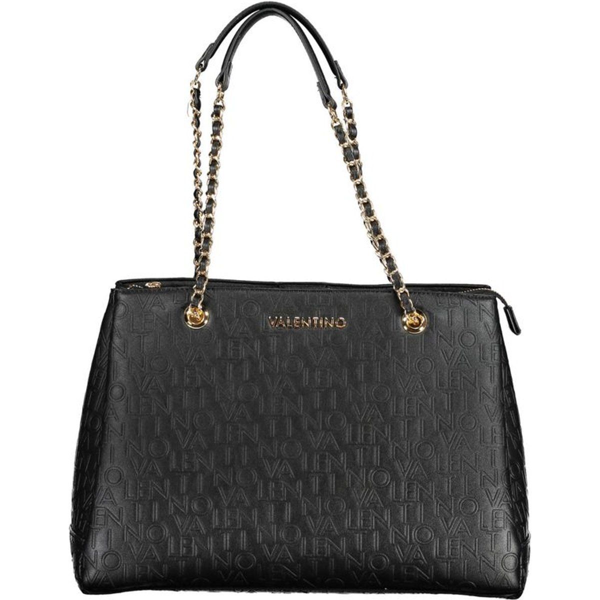 Mario Valentino Schwarze Polyethylen-Handtasche