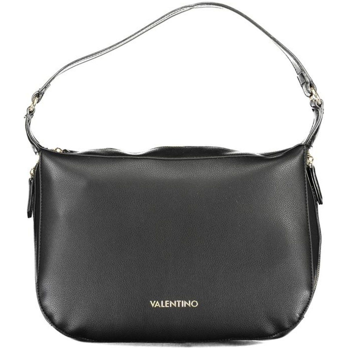 Elegante Hobo-Tasche aus schwarzem Kunstleder