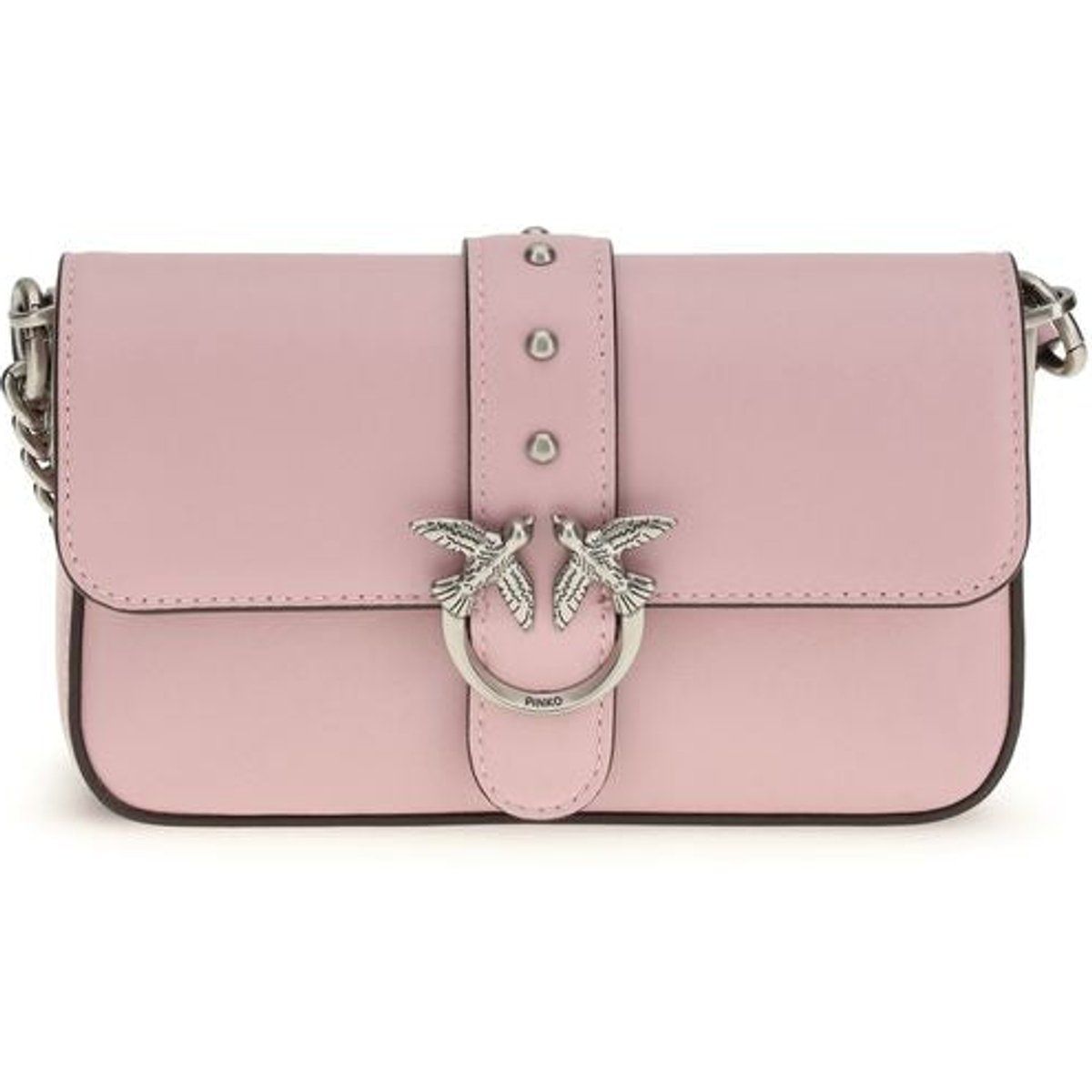 PINKO Mehrfarbige Kalbleder Bos Taurus Schultertasche