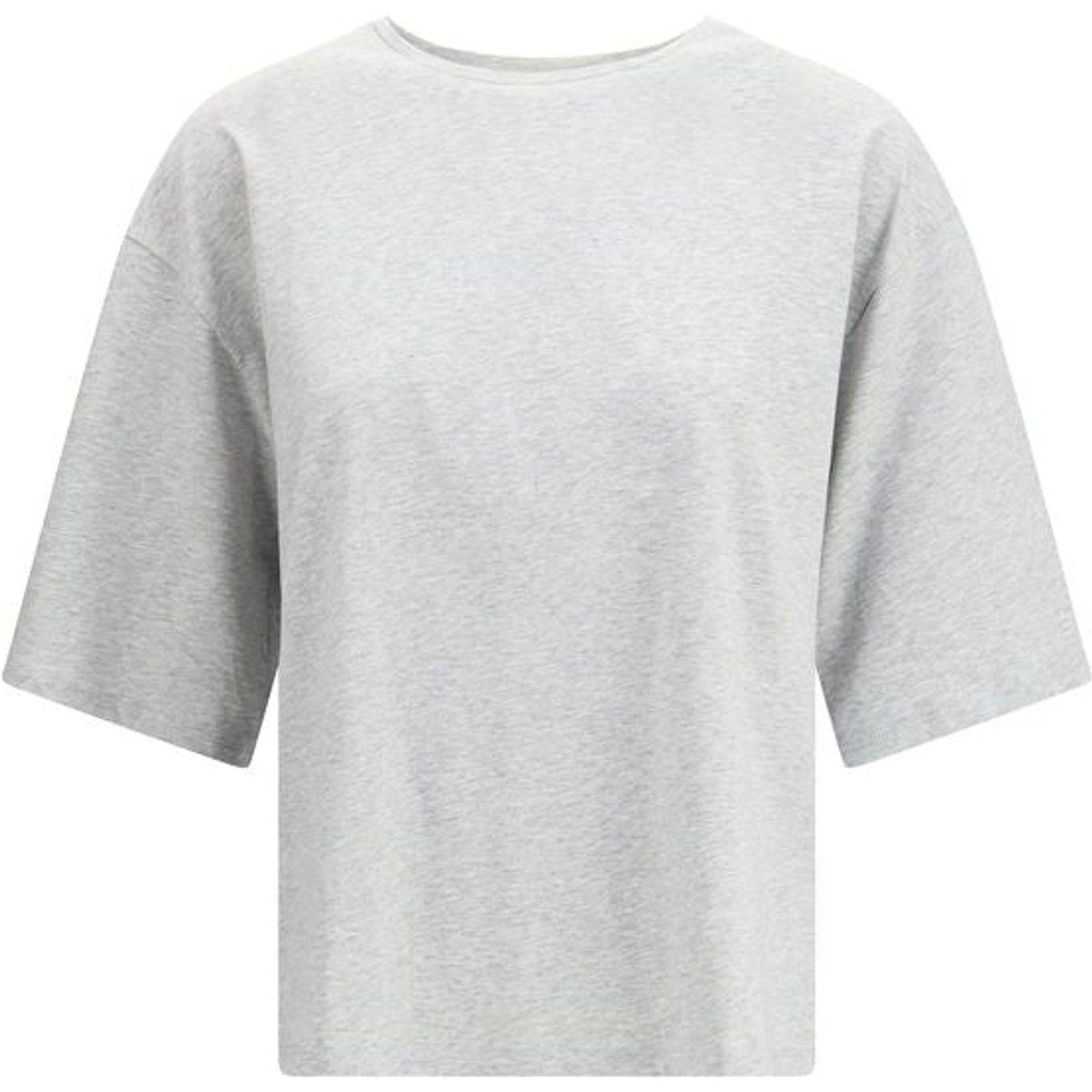 Graues Oversize Baumwoll T-Shirt
