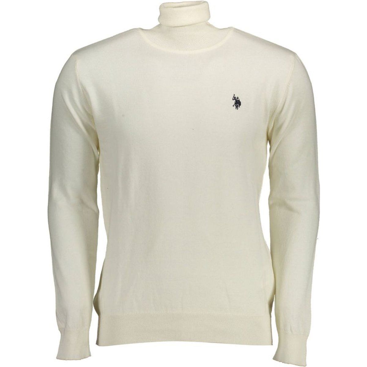 Klassischer Baumwoll-Rollkragenpullover