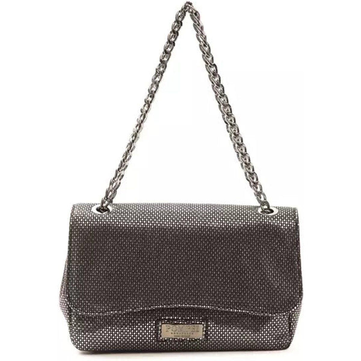 Elegante metallische Abend-Schultertasche