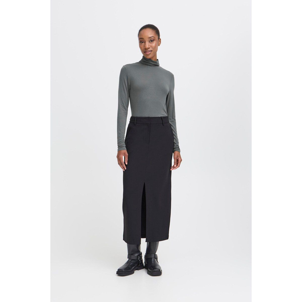 Elegantes, Slim-Fit Rollkragenshirt