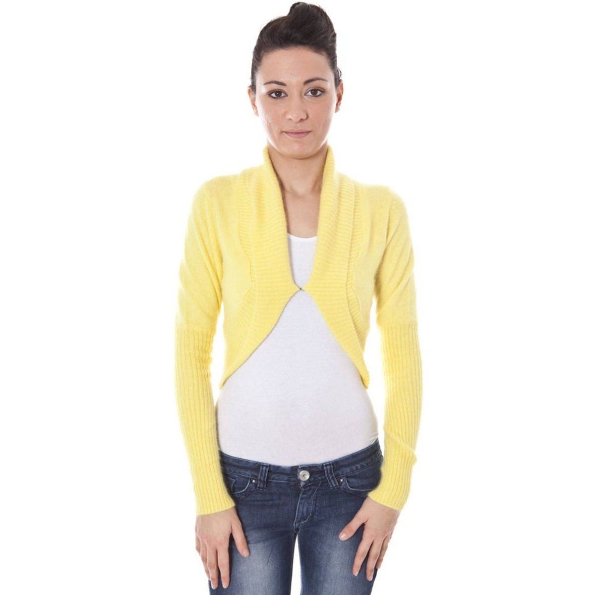Kurzer Strick Cardigan Bolero Shrug