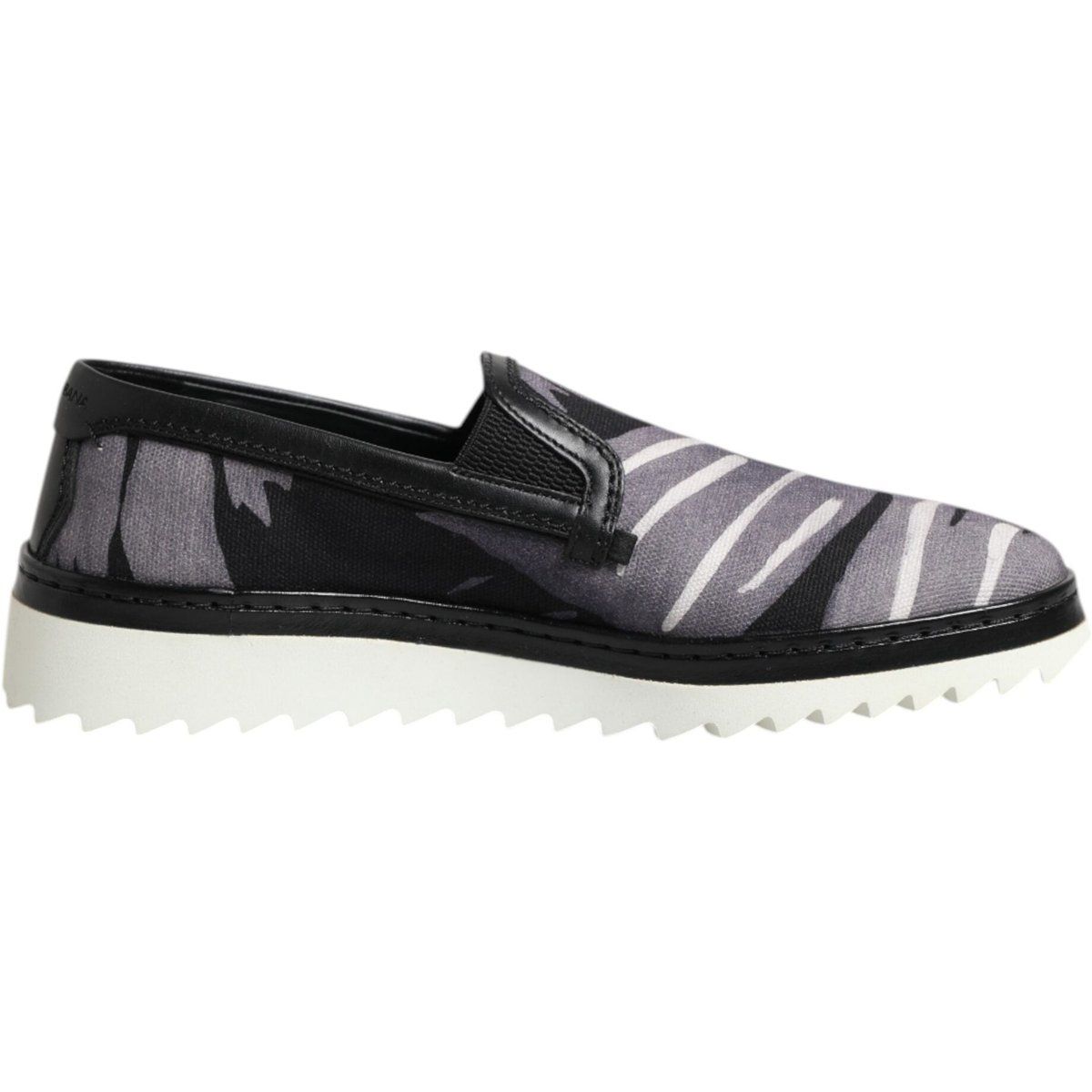 Herren Schwarzer Camo Slipper Sneaker