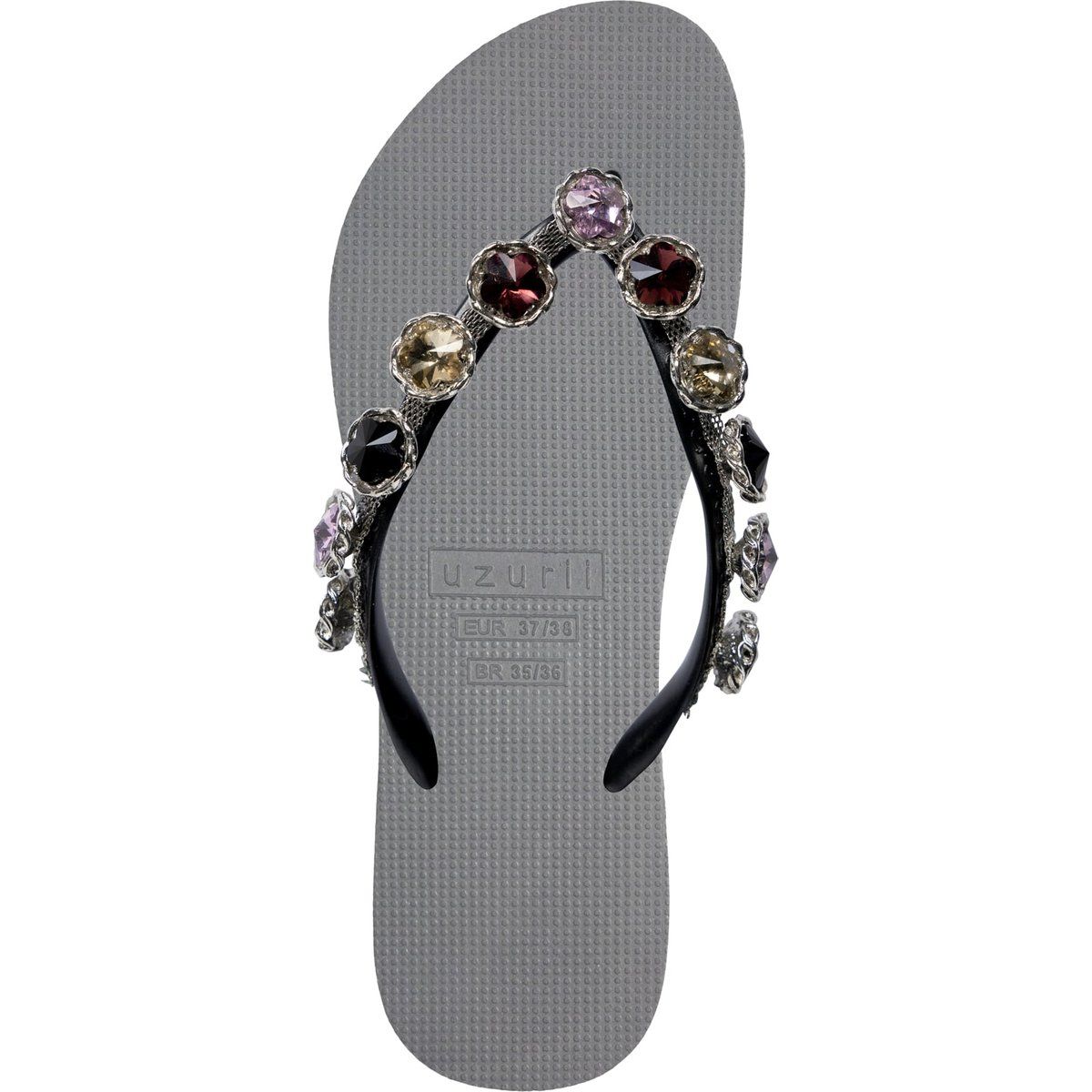 Juwelenbesetzte Flip-Flop-Sandale