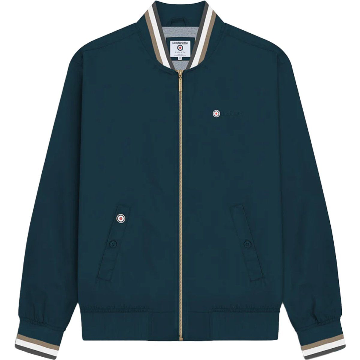 Herren Bomberjacke mit Streifenbesatz