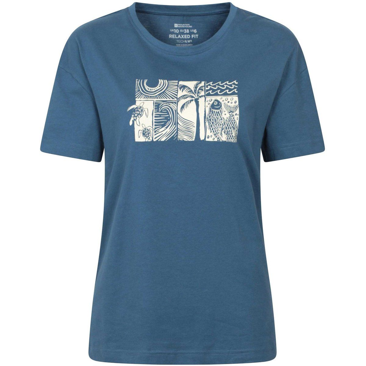 Locker geschnittenes Bio-Baumwoll-T-Shirt