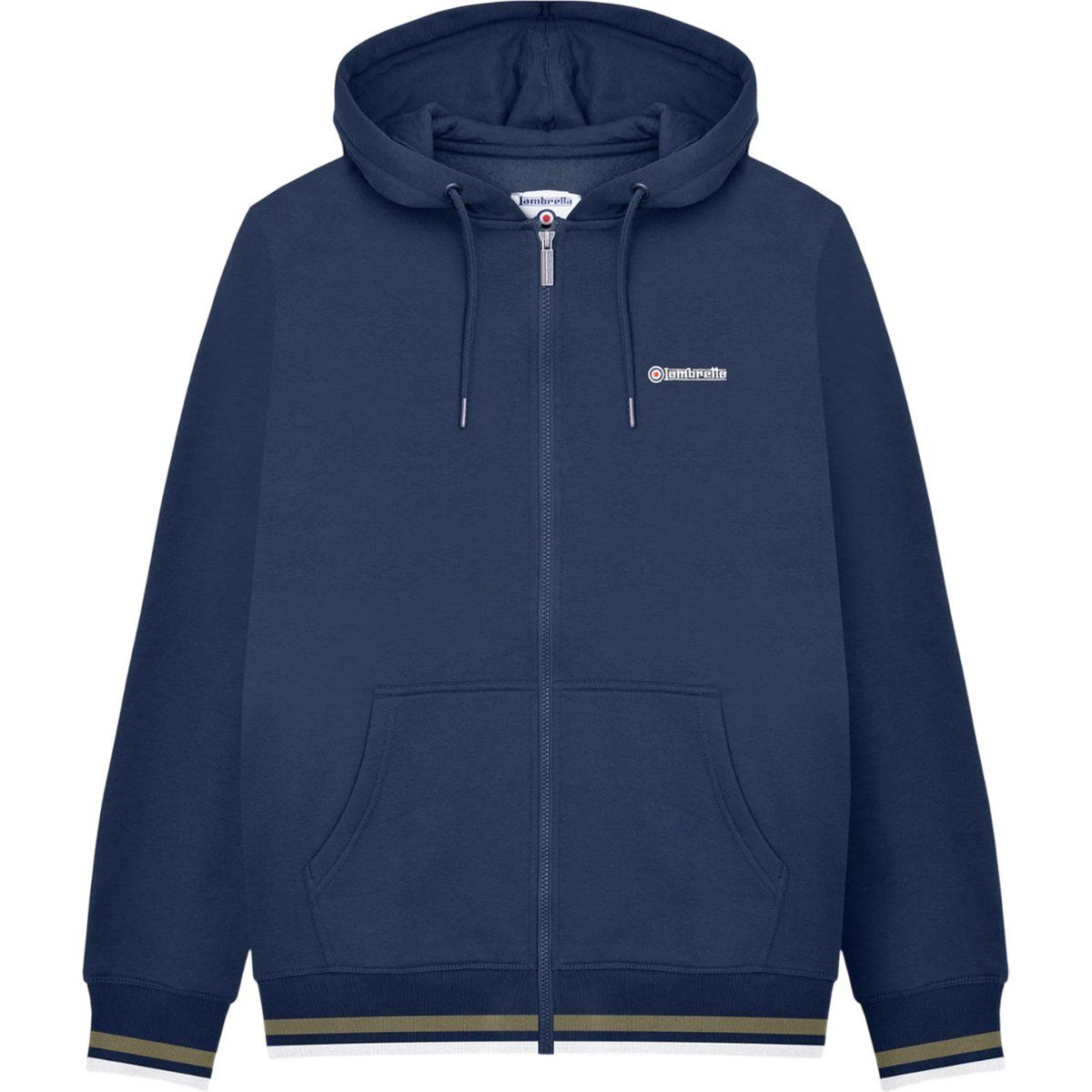 Herren Fleece Hoodie mit Reißverschluss