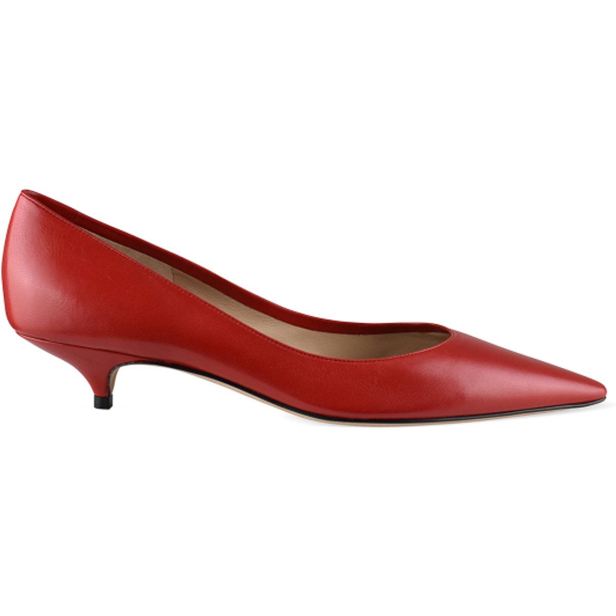 Elegante Pumps mit spitzer Zehenpartie und Kitten-Heel