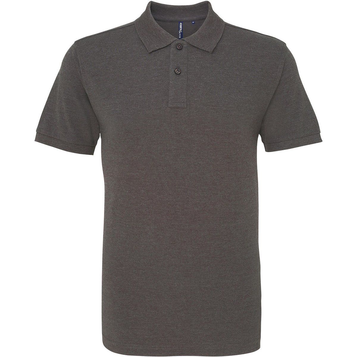 Klassisch geschnittenes, einfarbiges Poloshirt