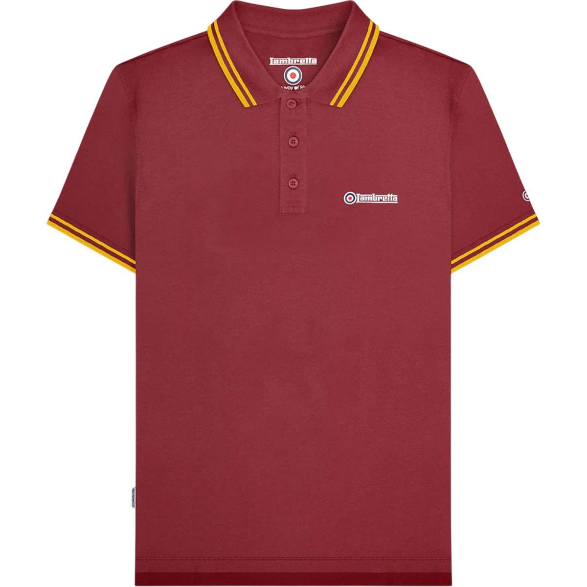 Klassisches Piqué-Poloshirt mit Besatz