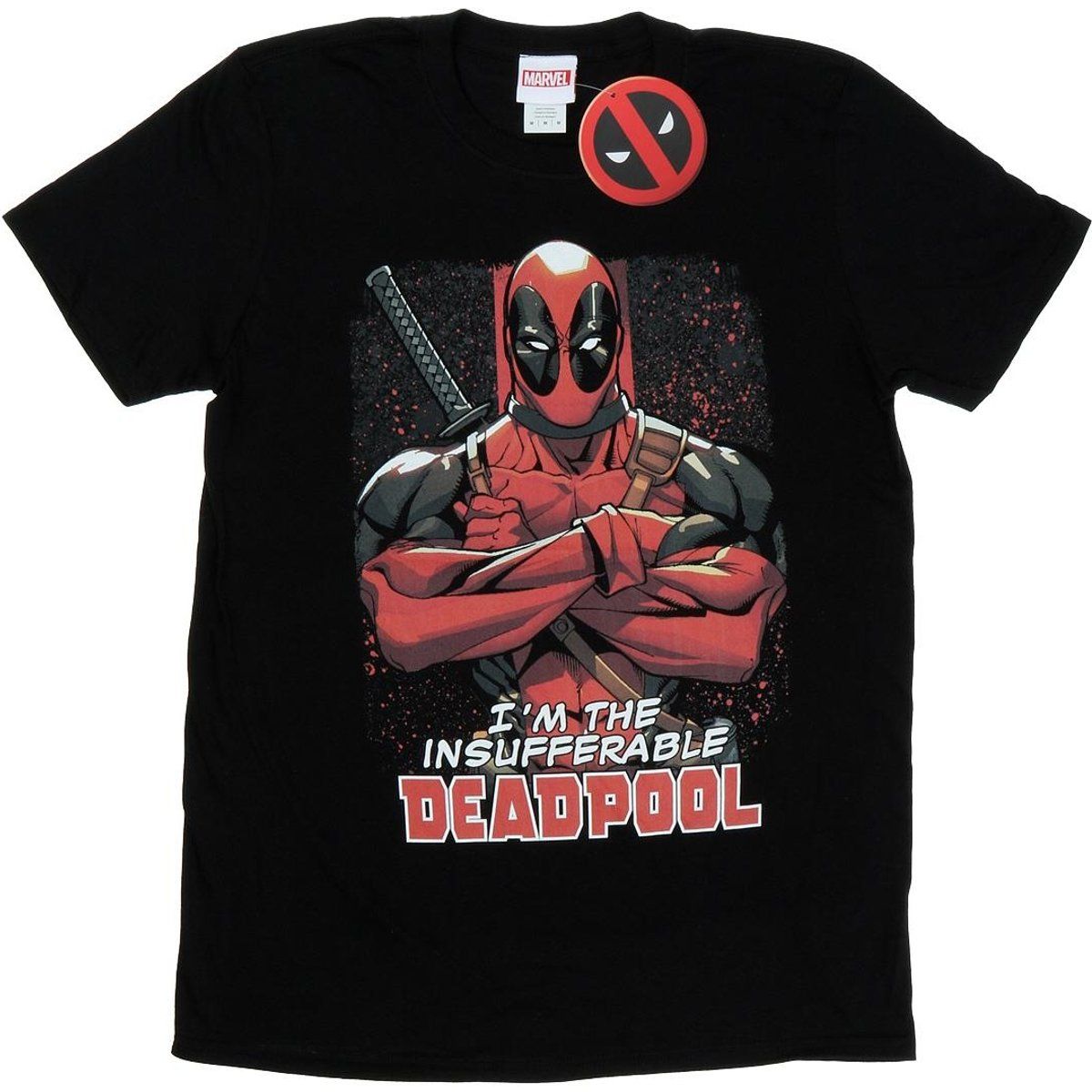 Marvel Deadpool Insufferable Grafik T-Shirt