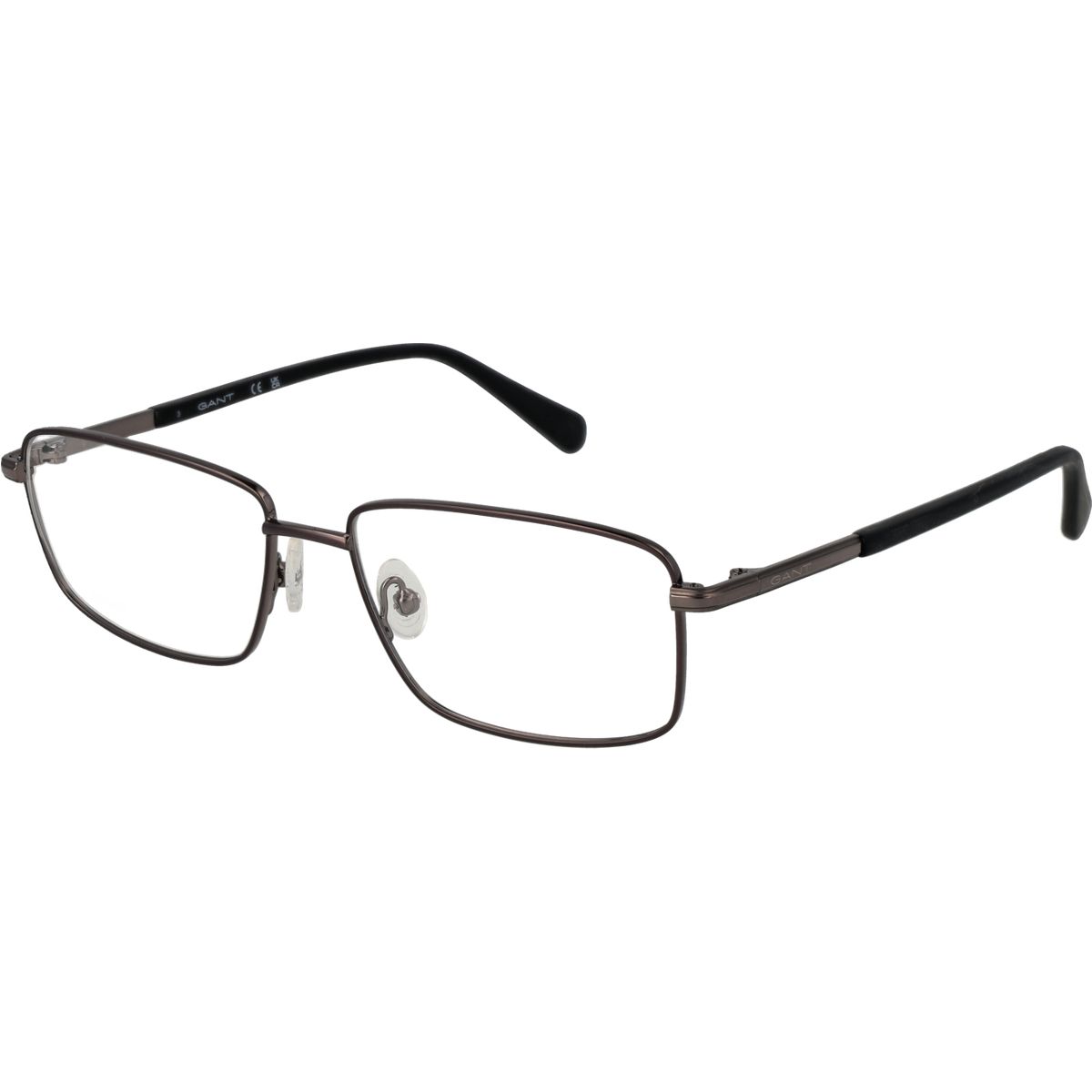 Rechteckige Vollrand-Metallbrille