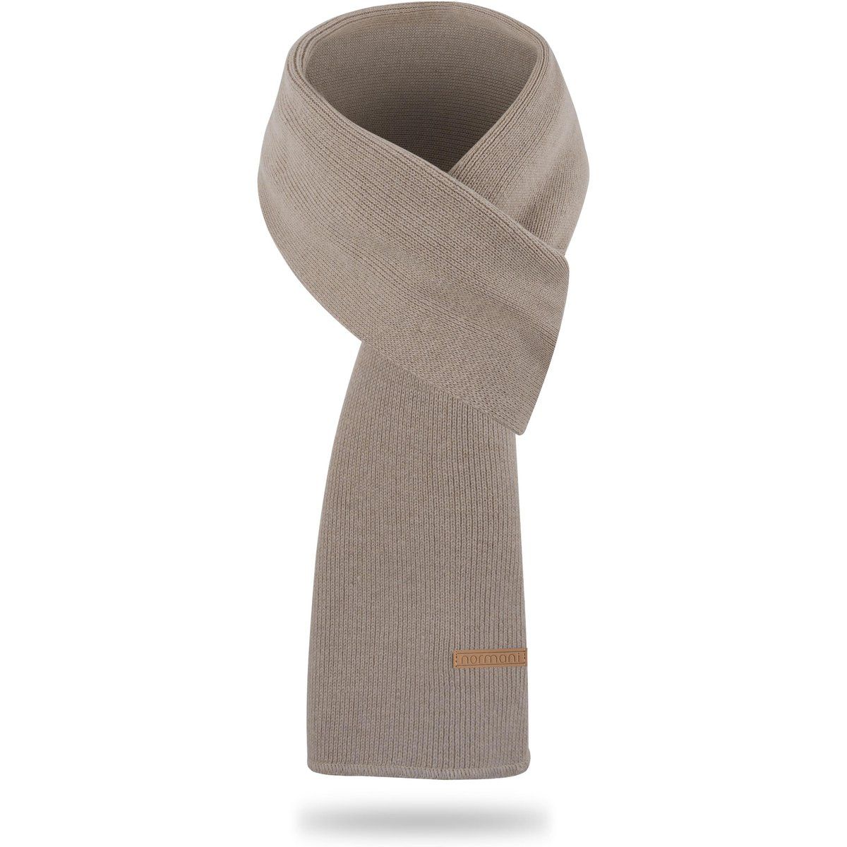 Uni-Winterschal aus Merinowolle