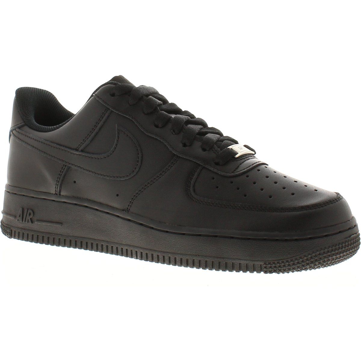 Nike Damen Sneakers Air Force 1 07 Schnürschuh schwarz