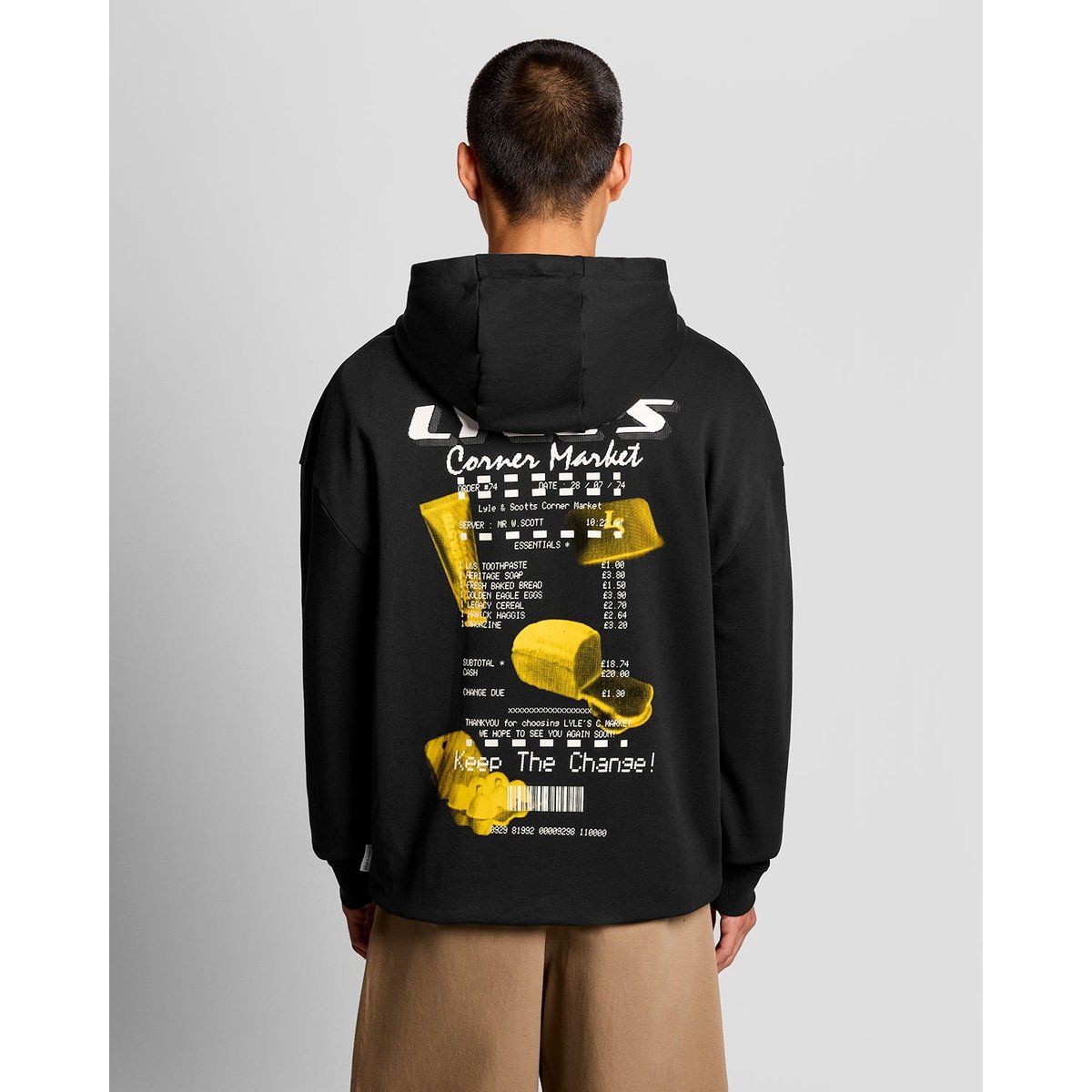 Graphic Print Kapuzenpullover