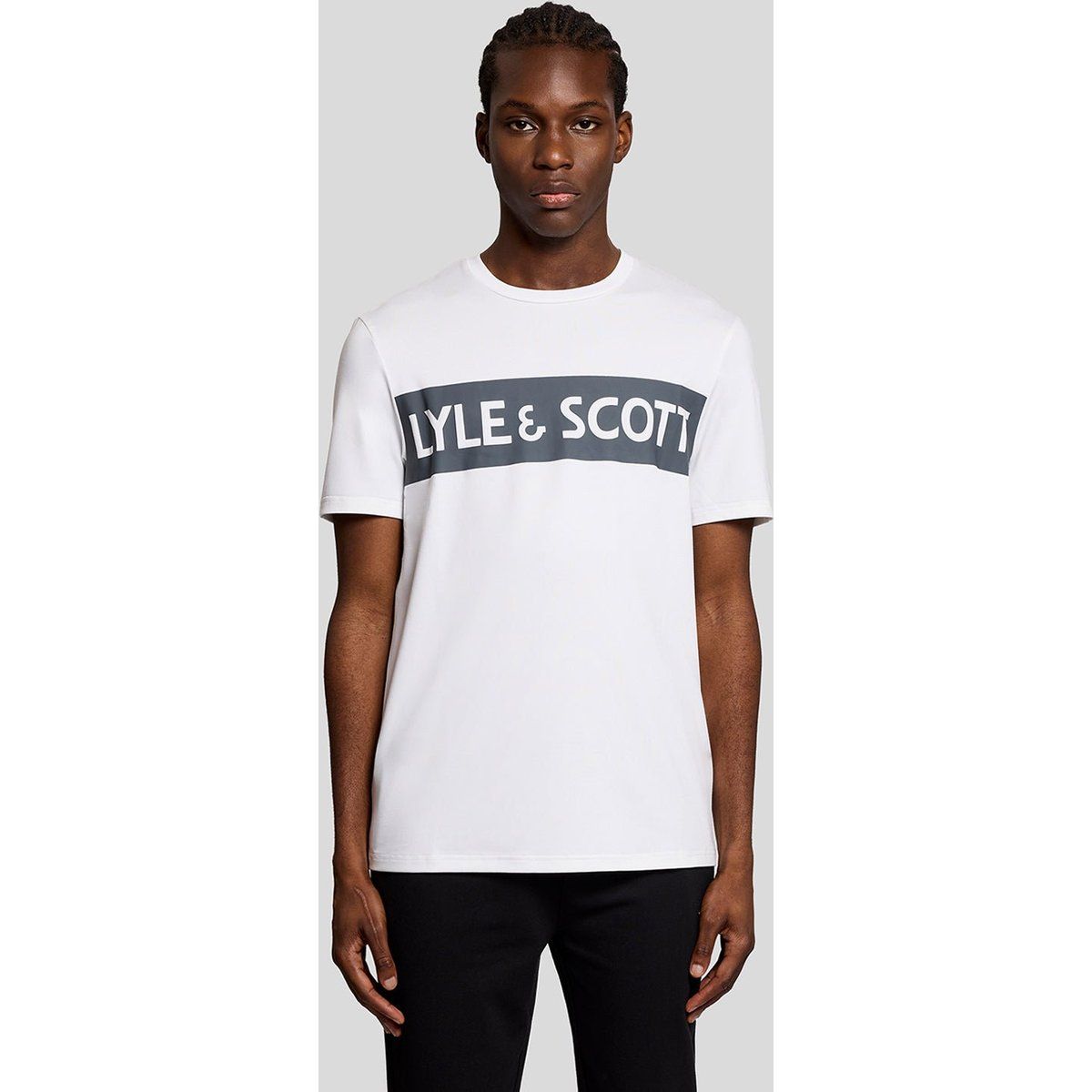T-Shirt mit Logo-Box-Print