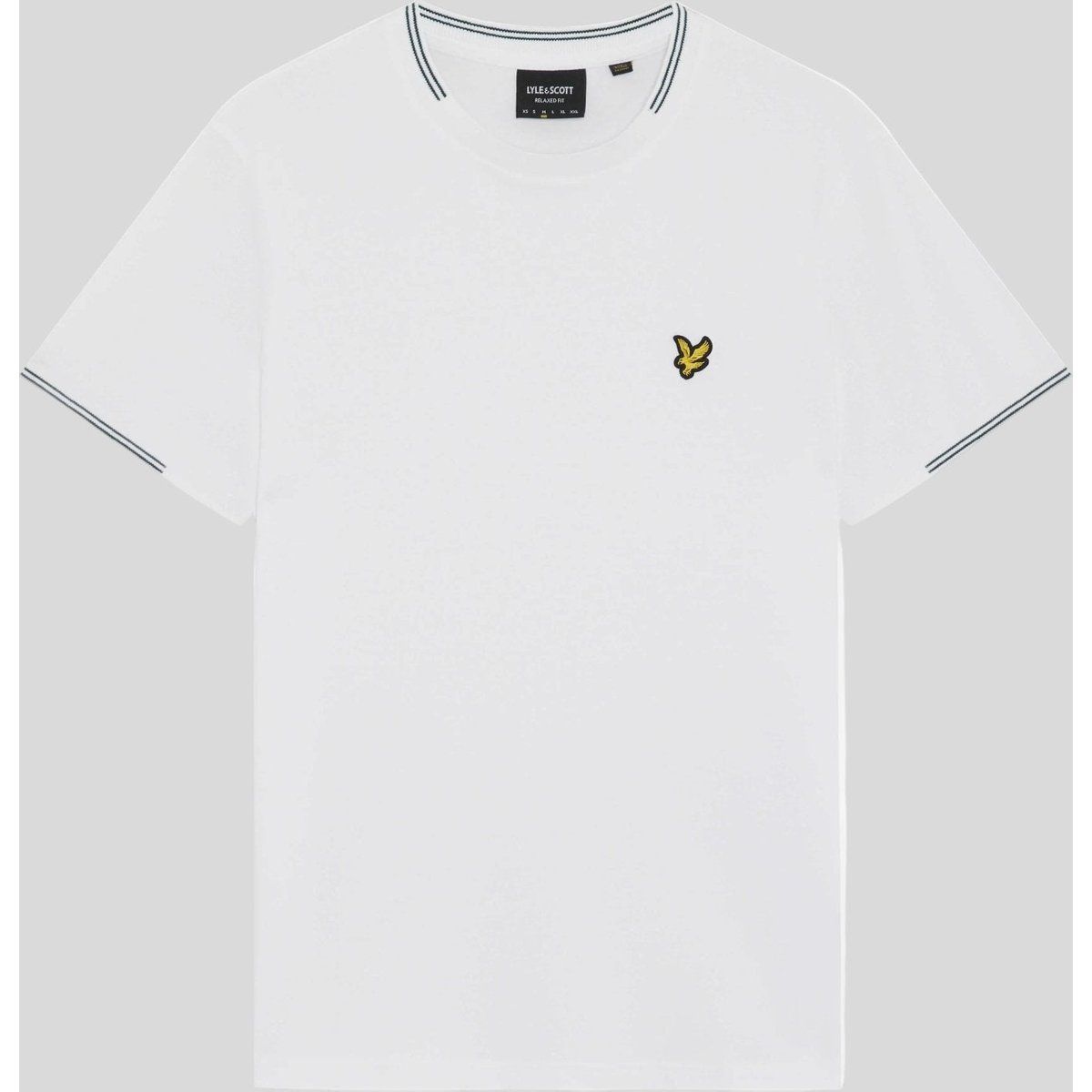 Feines Baumwoll-T-Shirt mit Bündchen
