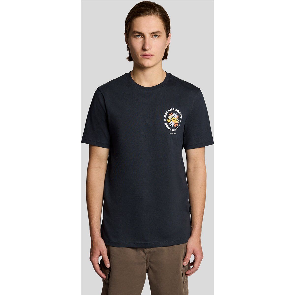 T-Shirt mit Natur Grafik Druck