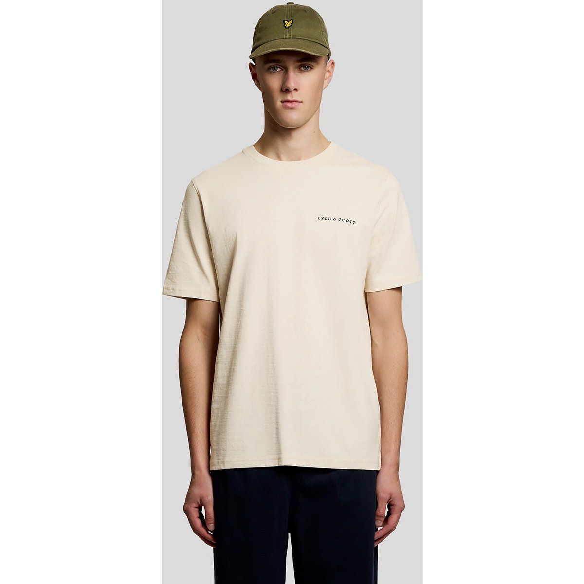 Klassisches Baumwoll T-Shirt mit Rundhalsausschnitt