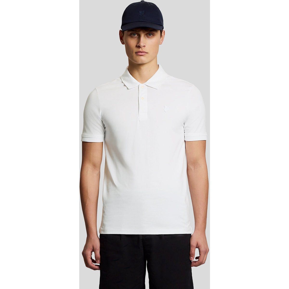 Klassisches Baumwoll-Piqué-Poloshirt