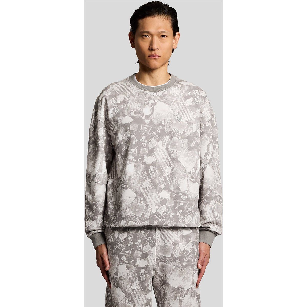 Sweatshirt mit Grafikdruck aus Baumwollmischung