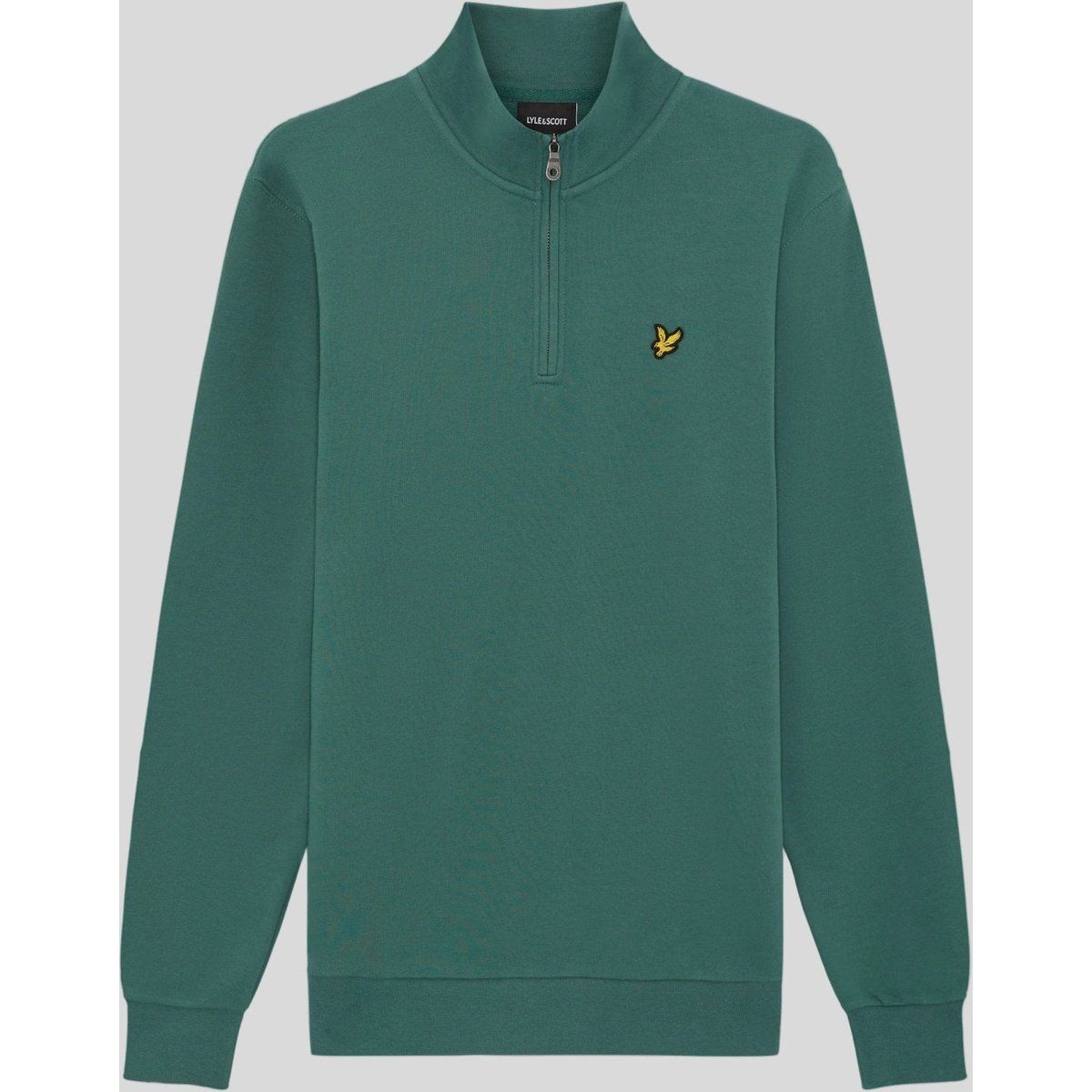 Herren Loopback Sweatshirt mit Viertelreißverschluss