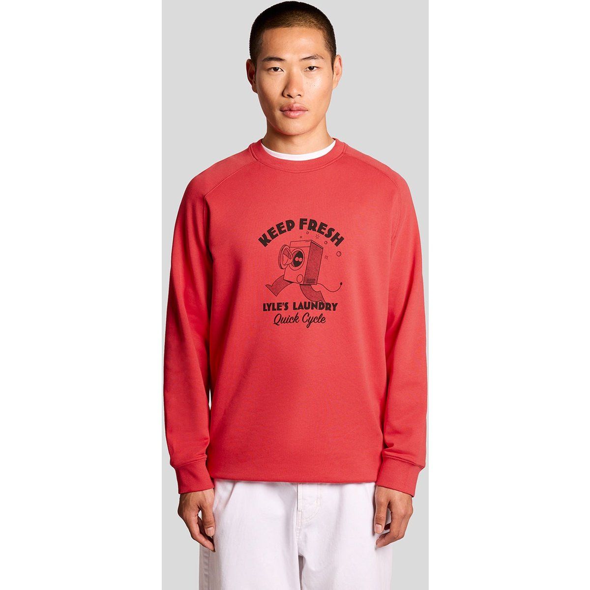 Sweatshirt mit Grafikdruck und Rundhalsausschnitt