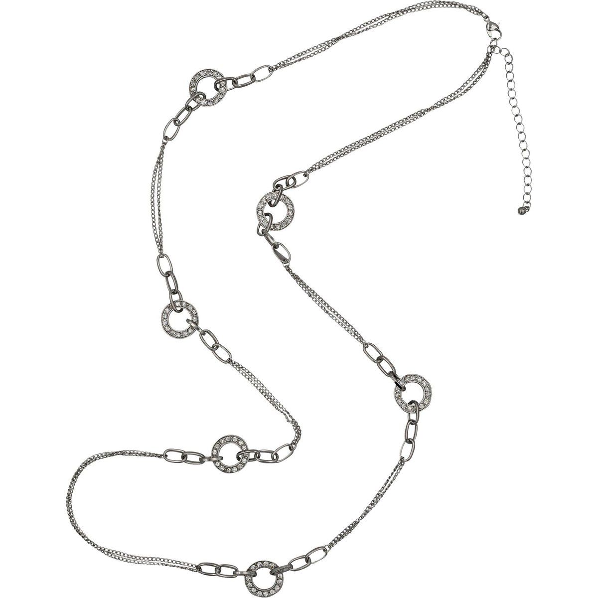 Gliederkette mit Strass-Kreisen