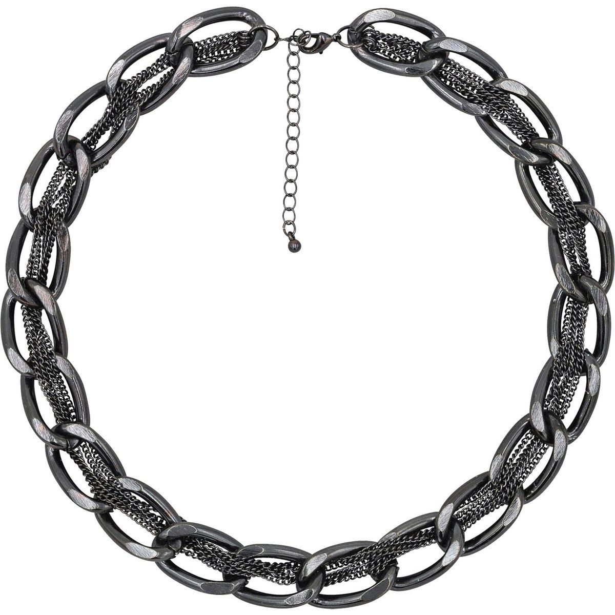 Grobgliedrige Gliederkette im Materialmix