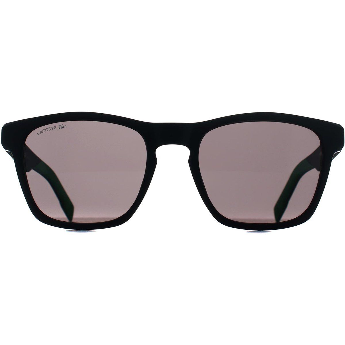 Matt-schwarze Sonnenbrille mit quadratischem Rahmen