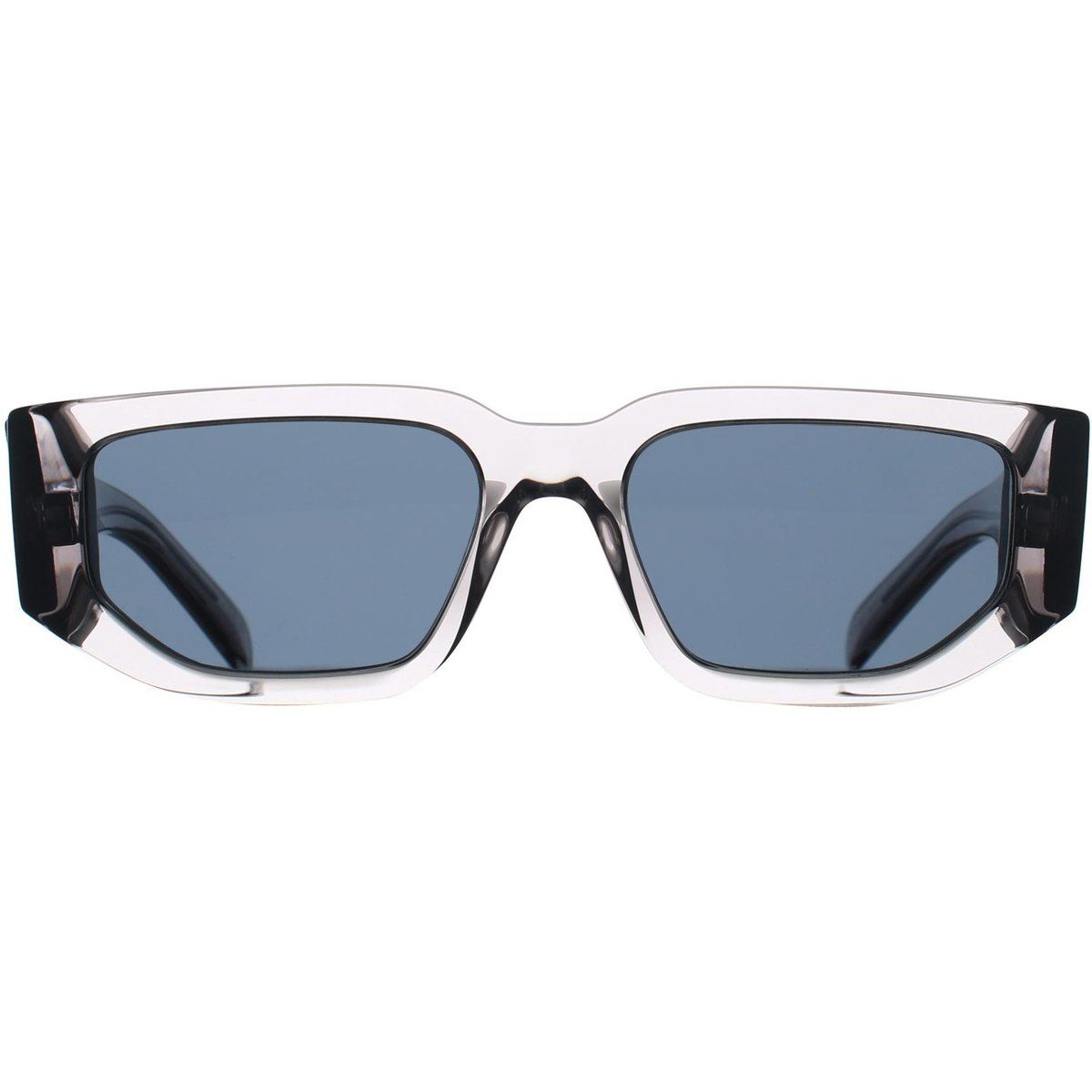 Moderne Sonnenbrille mit transparentem Rahmen