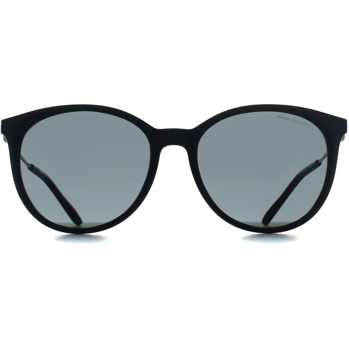 Runde schwarze Sonnenbrille mit Vollrand
