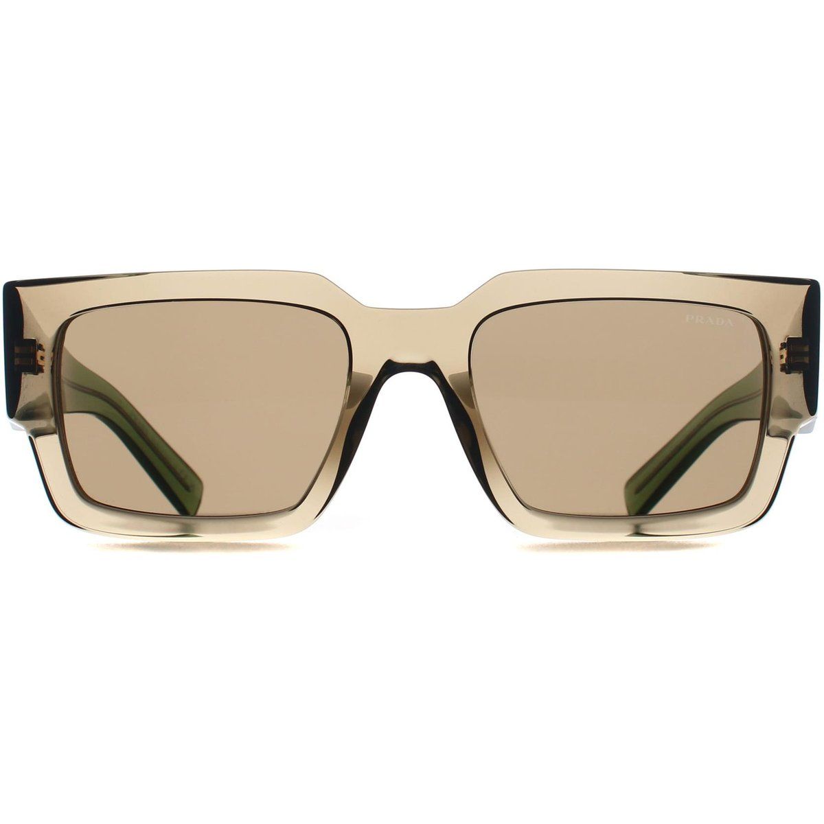 Terra Hellbraune Rechteckige Sonnenbrille