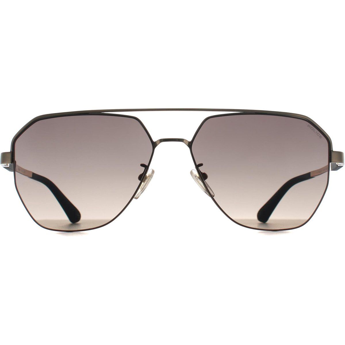 Ausgefallene Rosegoldfarbene Aviator-Sonnenbrille