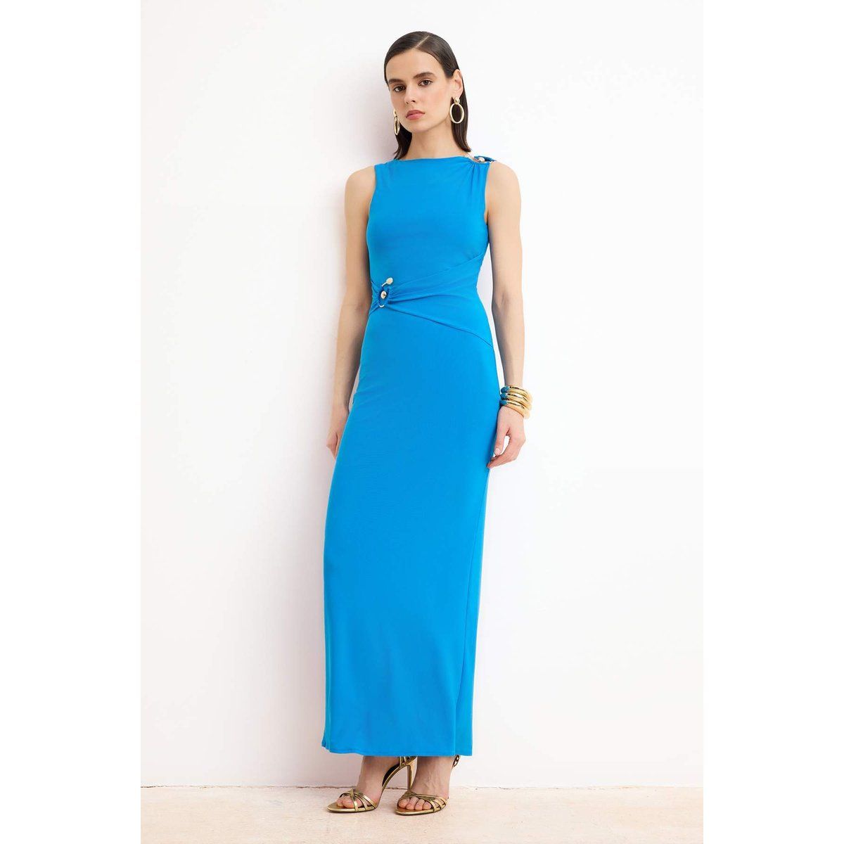 Elegantes ärmelloses Maxikleid