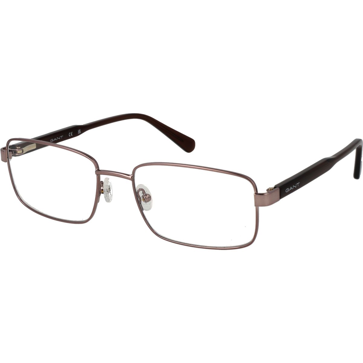 Rechteckige Vollrand-Metallbrille