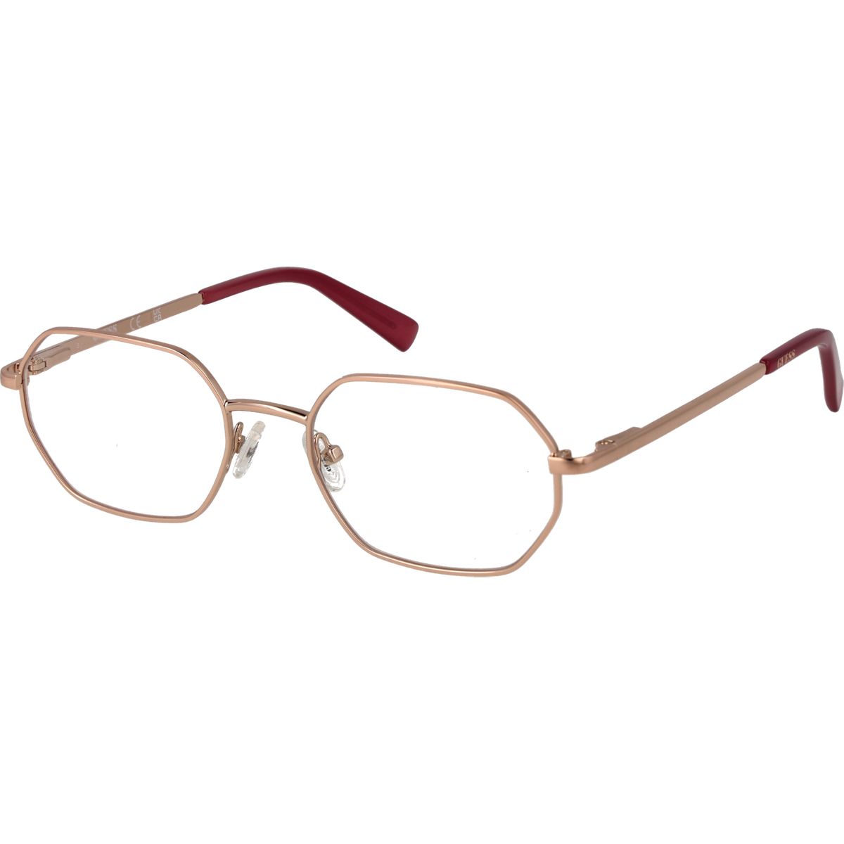 Geometrische Brille mit Metallrahmen
