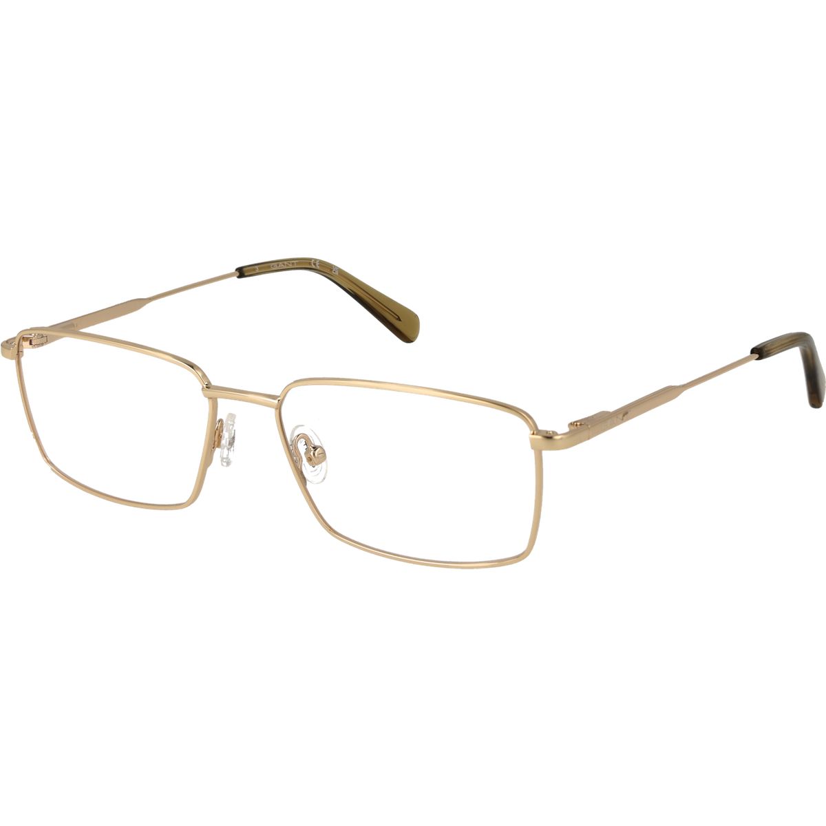 Rechteckige Vollrand-Metallbrille