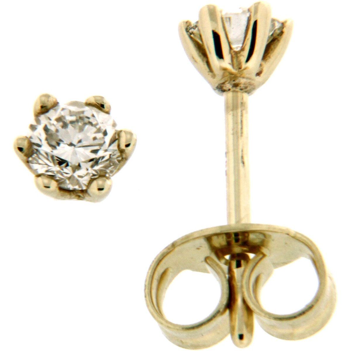 Elegante Brillant-Solitär-Ohrstecker