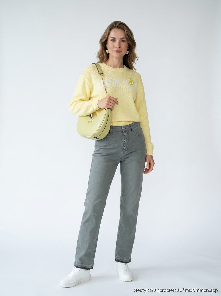 Zitronengelber Smart Casual Look